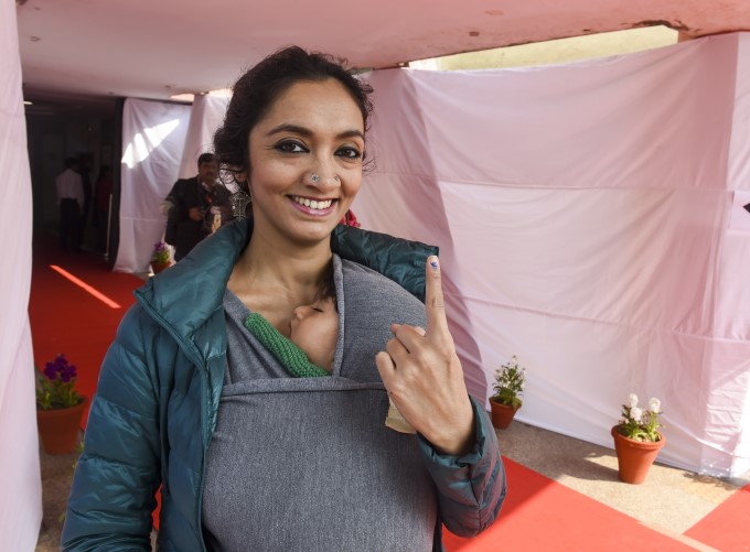 Delhi Assembly Election 2020 - Polling Delhi Assembly Election 2020 - Polling