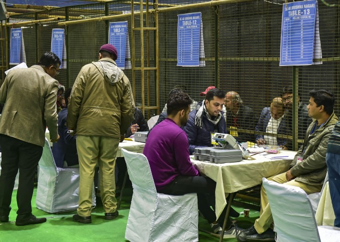 Delhi Assembly Election 2020 - Counting Delhi Assembly Election 2020 - Counting