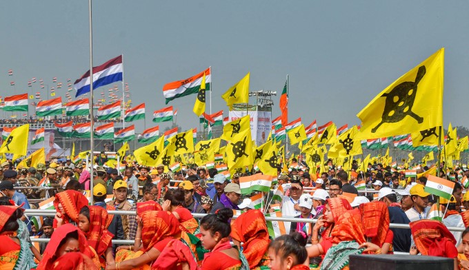 PM Modi Visits Assam To Celebrate Signing Of Bodo PM Modi Visits Assam To Celebrate Signing Of Bodo
