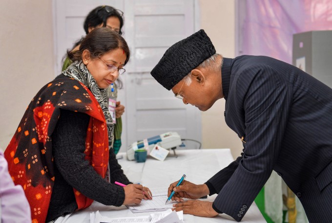 Delhi Assembly Election 2020 - Polling Delhi Assembly Election 2020 - Polling