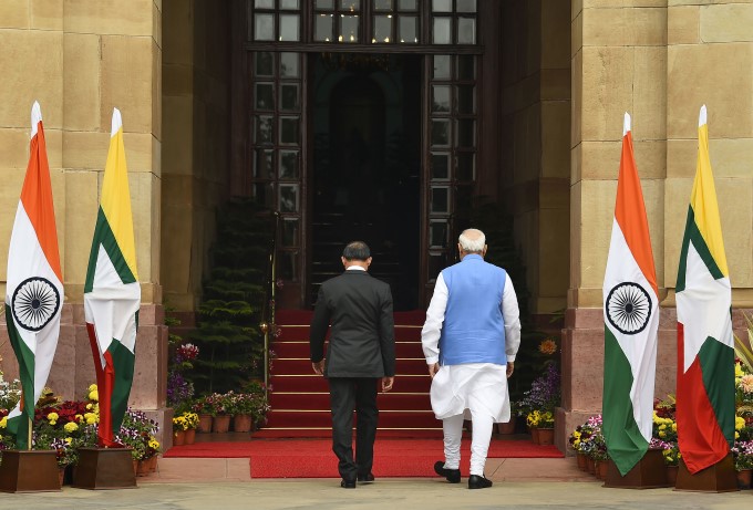 Myanmar President U Win Myint 3 Day Visit To India Myanmar President U Win Myint 3 Day Visit To India
