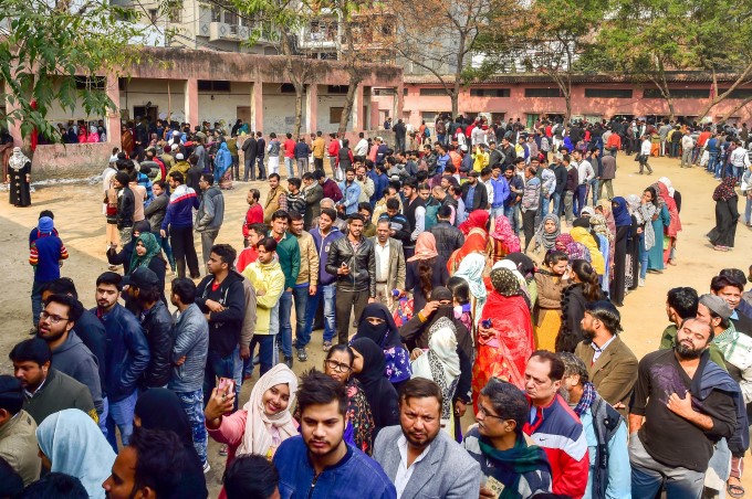 Delhi Assembly Election 2020 - Polling Delhi Assembly Election 2020 - Polling