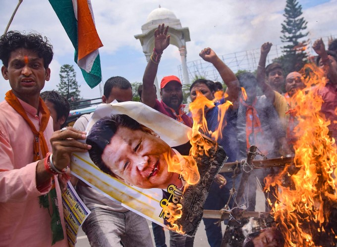 People Protesting Against China Across India People Protesting Against China Across India