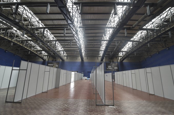 Delhi CWG Stadium Converted To COVID-19 Care Centre Delhi CWG Stadium Converted To COVID-19 Care Centre