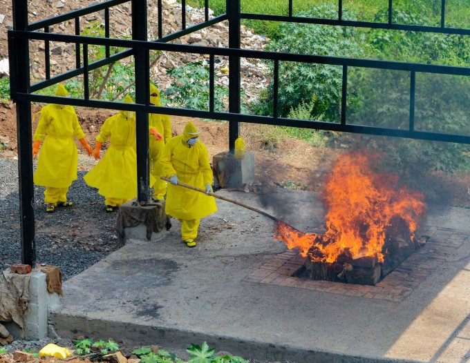 Cremation Body Of A COVID-19 Patients Cremation Body Of A COVID-19 Patients
