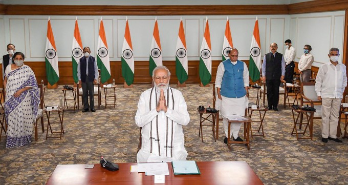 PM Narendra Modi During All Party Meeting On Indo-China Face-Off PM Narendra Modi During All Party Meeting On Indo-China Face-Off