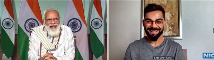 PM Modi Interacts With Fitness Influencers During Fit India Dialogue PM Modi Interacts With Fitness Influencers During Fit India Dialogue
