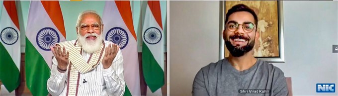 PM Modi Interacts With Fitness Influencers During Fit India Dialogue PM Modi Interacts With Fitness Influencers During Fit India Dialogue