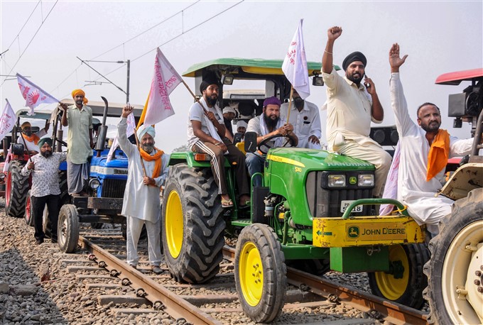 Farmers Protest Against Agriculture-related Bills Farmers Protest Against Agriculture-related Bills