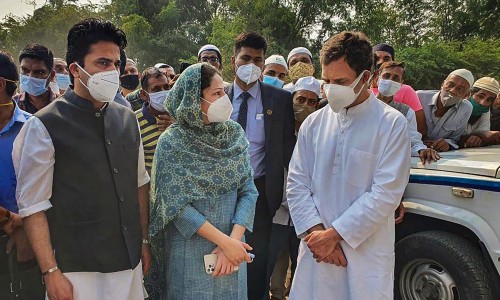 Congress Party Ahmed Patel Last Rites Congress Party Ahmed Patel Last Rites