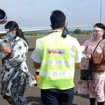 Flight Service Started From Kalaburagi- Delhi Flight Service Started From Kalaburagi- Delhi