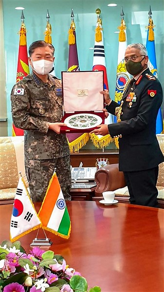 Indian Army Chief General M M Naravane 3 Day Visit To South Korea Indian Army Chief General M M Naravane 3 Day Visit To South Korea