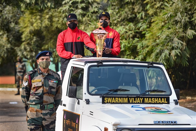 Swarnim Vijay Mashaal On 50th Anniversary Of 1971 Indo-Pak War Swarnim Vijay Mashaal On 50th Anniversary Of 1971 Indo-Pak War