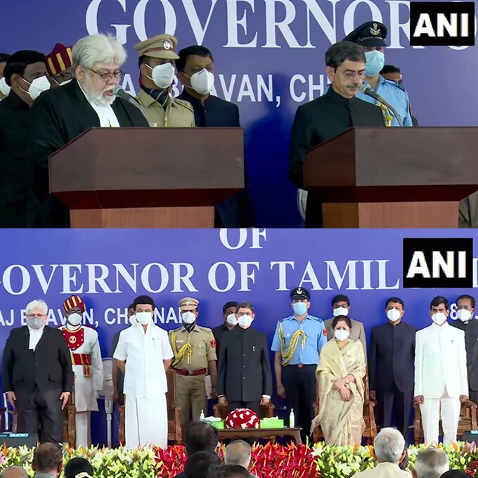 RN Ravi Sworn-in As Governor Of Tamil Nadu Photos: HD Images, Pictures ...