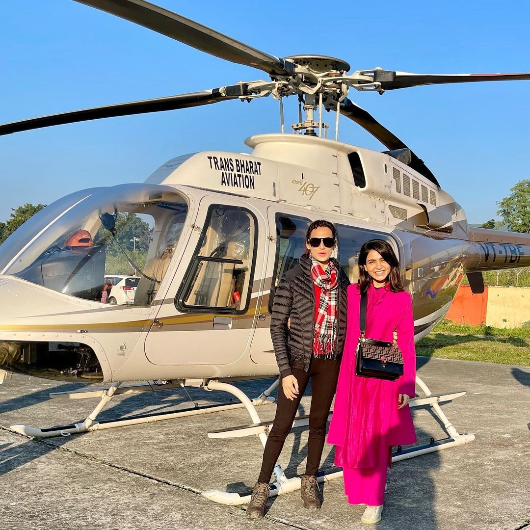 चारधाम की यात्रा से लौटीं साउथ की स्टार एक्ट्रेस Samantha, सामने आईं तस्वीरें