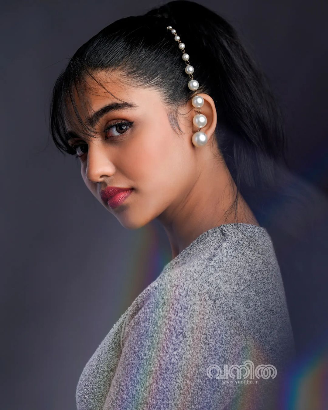 Actress Mamitha Baiju's New stylish Look as Vanitha Cover Girl, See