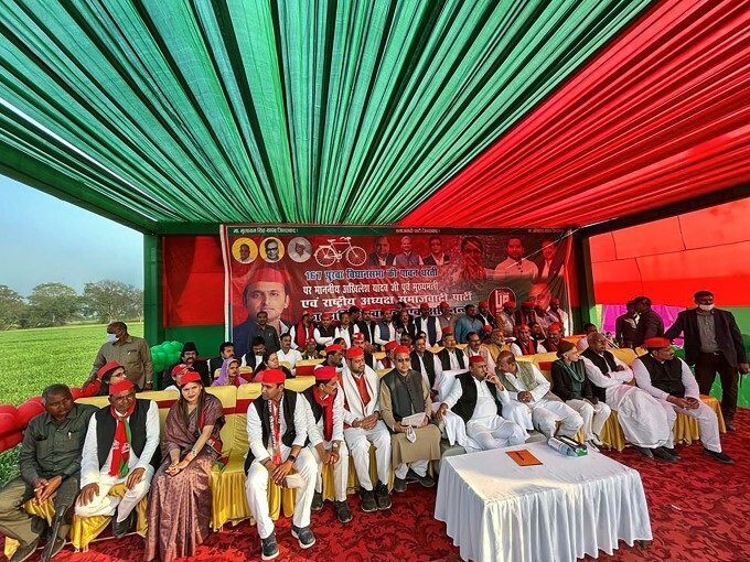 UP Election 2022 Samajwadi Party Elections Campaign Photos HD Images
