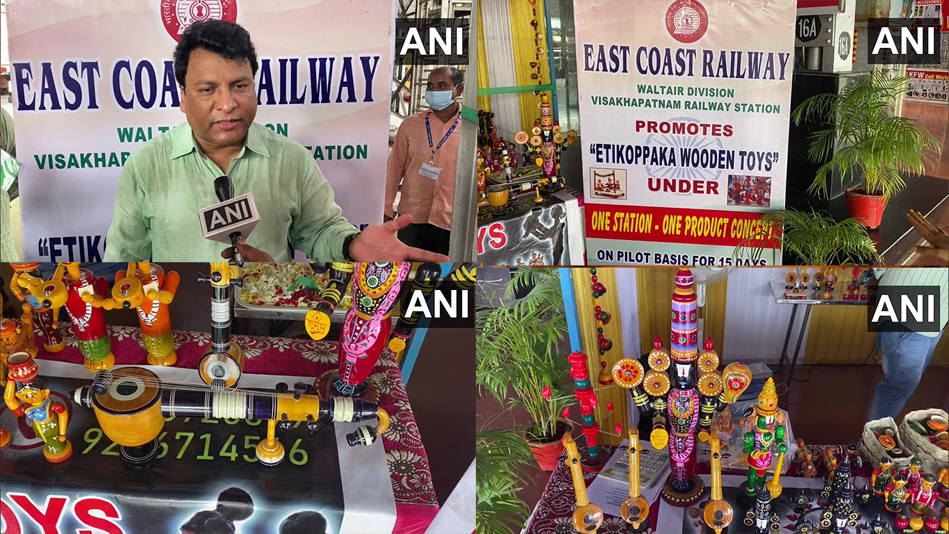 One Station One Product Stall launched at Visakhapatnam Railway Station One Station One Product Stall launched at Visakhapatnam Railway Station