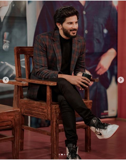 Actor Dulquer Salman During The Promotion Of Film Sita Ramam Photos: HD ...
