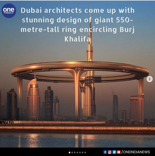 Dubai Architects Come Up With Stunning Design Of Giant 550m Tall Ring ...