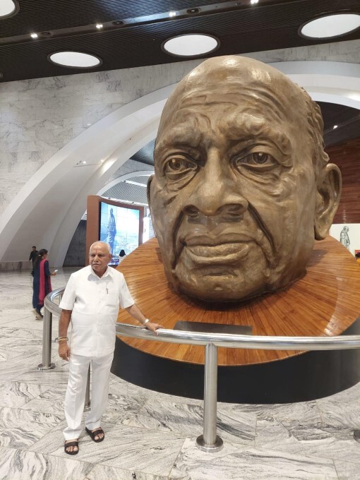  BS Yediyurappa Visit Statue Of Unity At Gujarat Oneindia Tamil