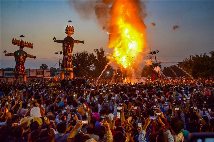 In Pics: India's Diverse Ravan Dahan Celebrations Photos: HD Images ...